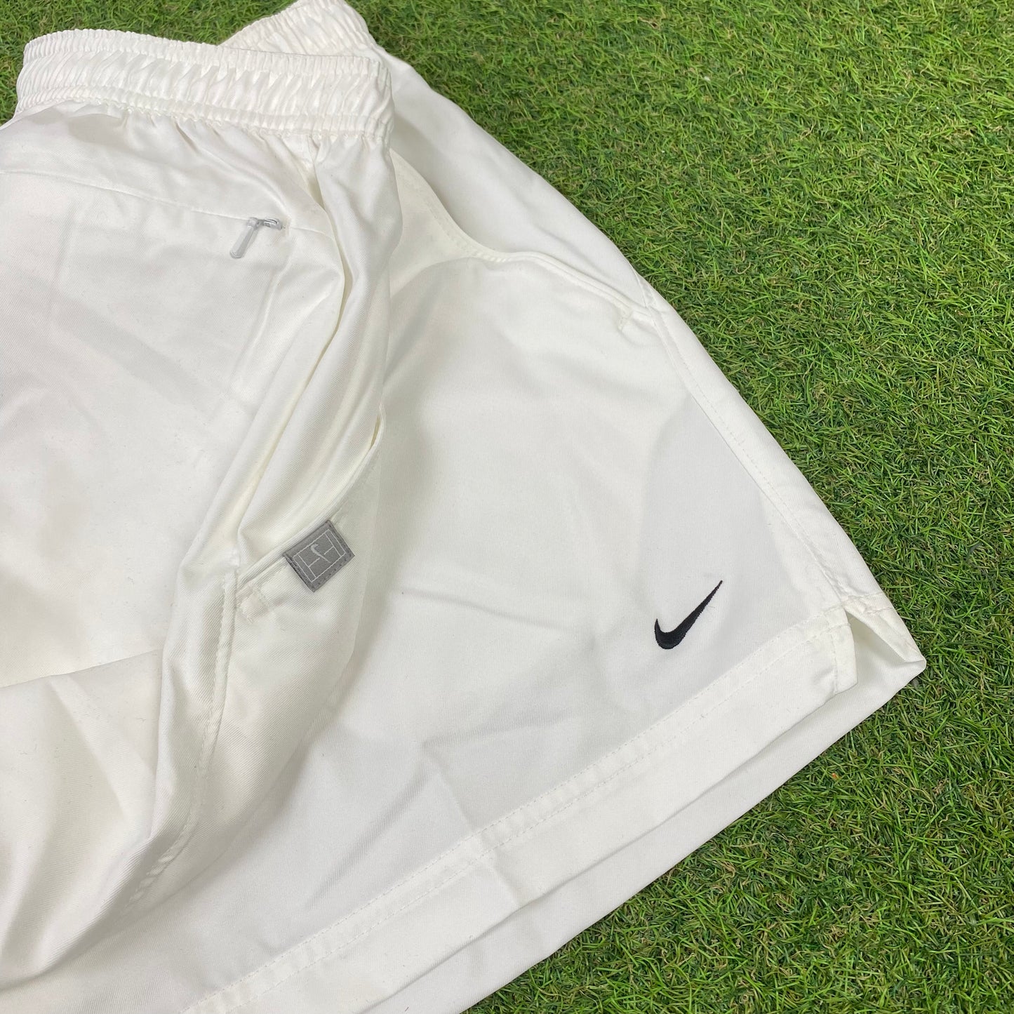 00s Nike Court Tennis Shorts White Small