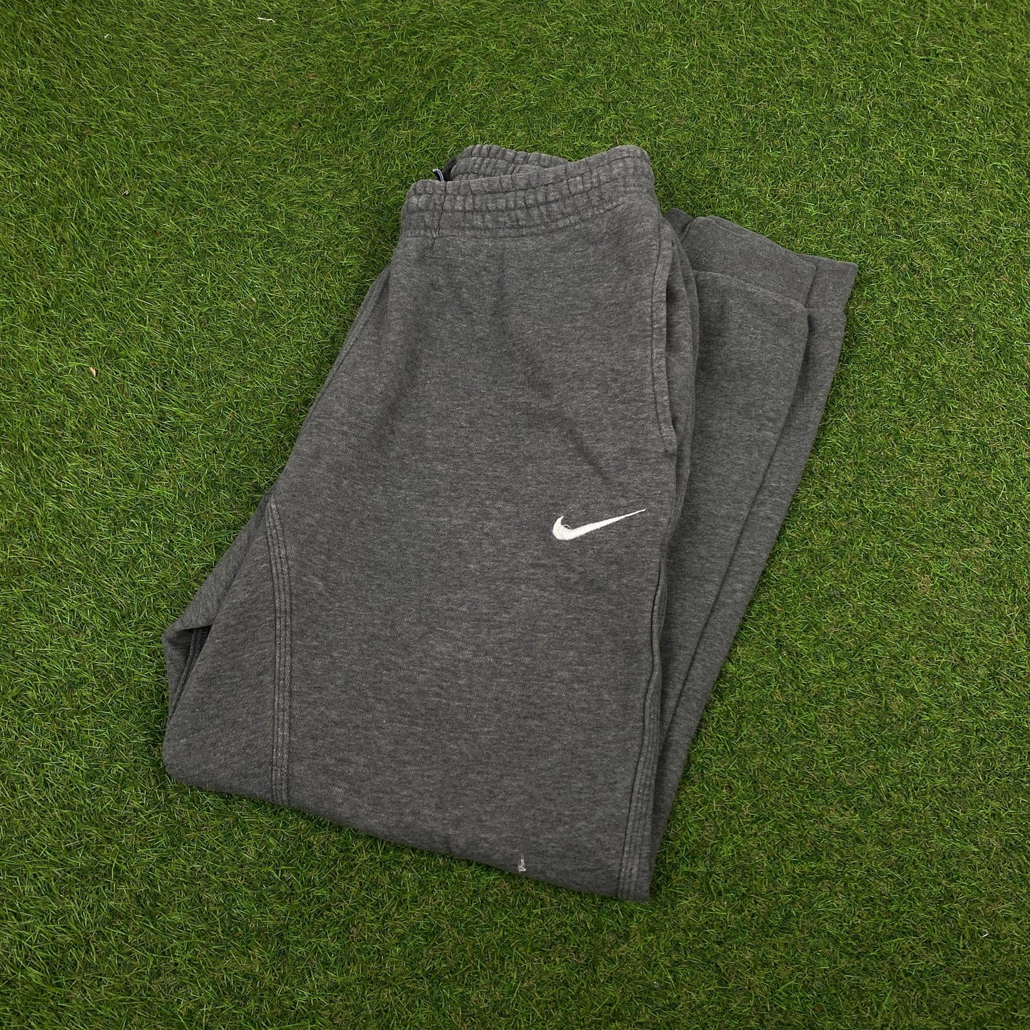 00s Nike Cotton Joggers Grey Small