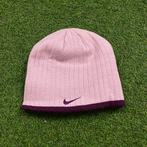 Vintage Nike Beanie Hat Pink