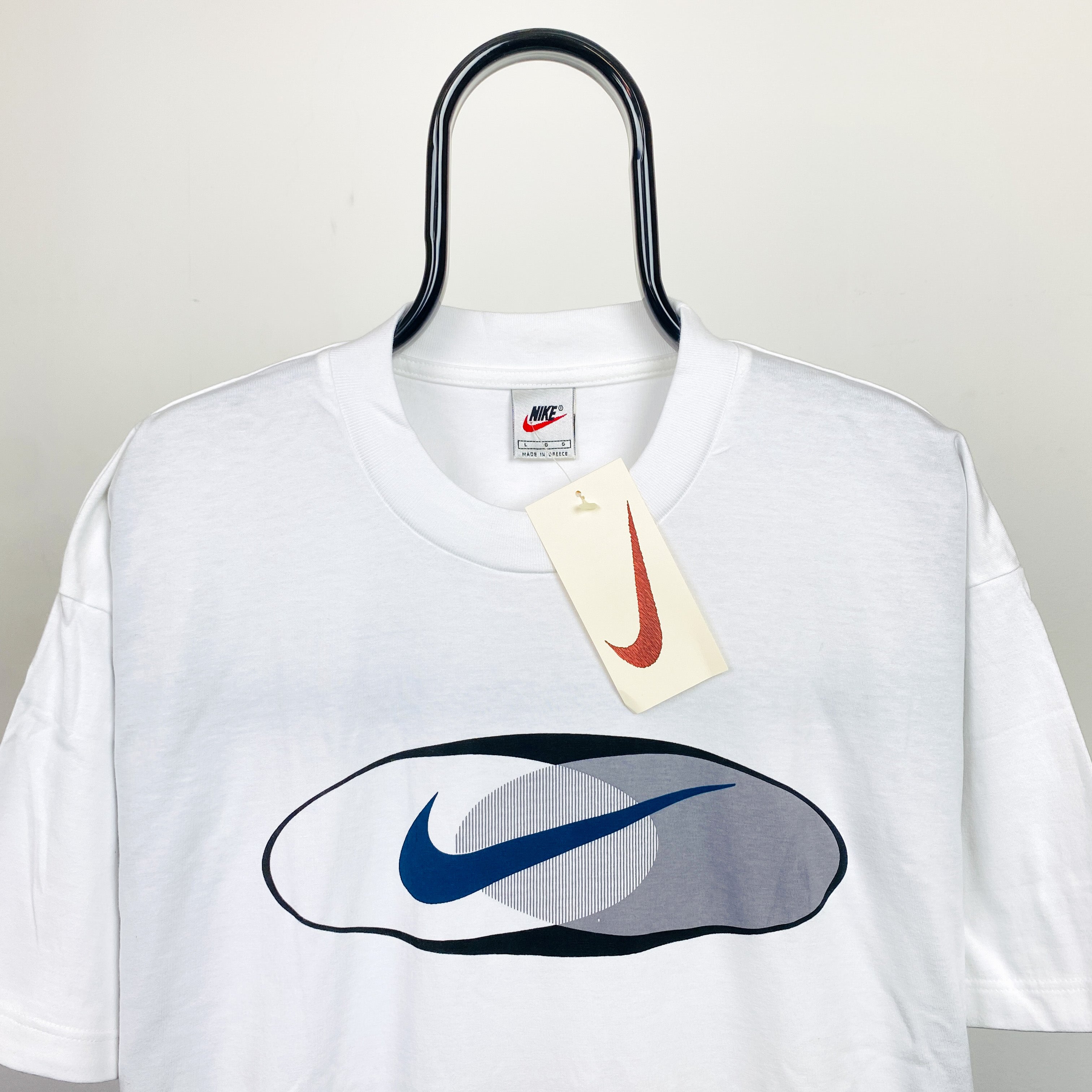 90s Nike Swoosh T-Shirt White Small