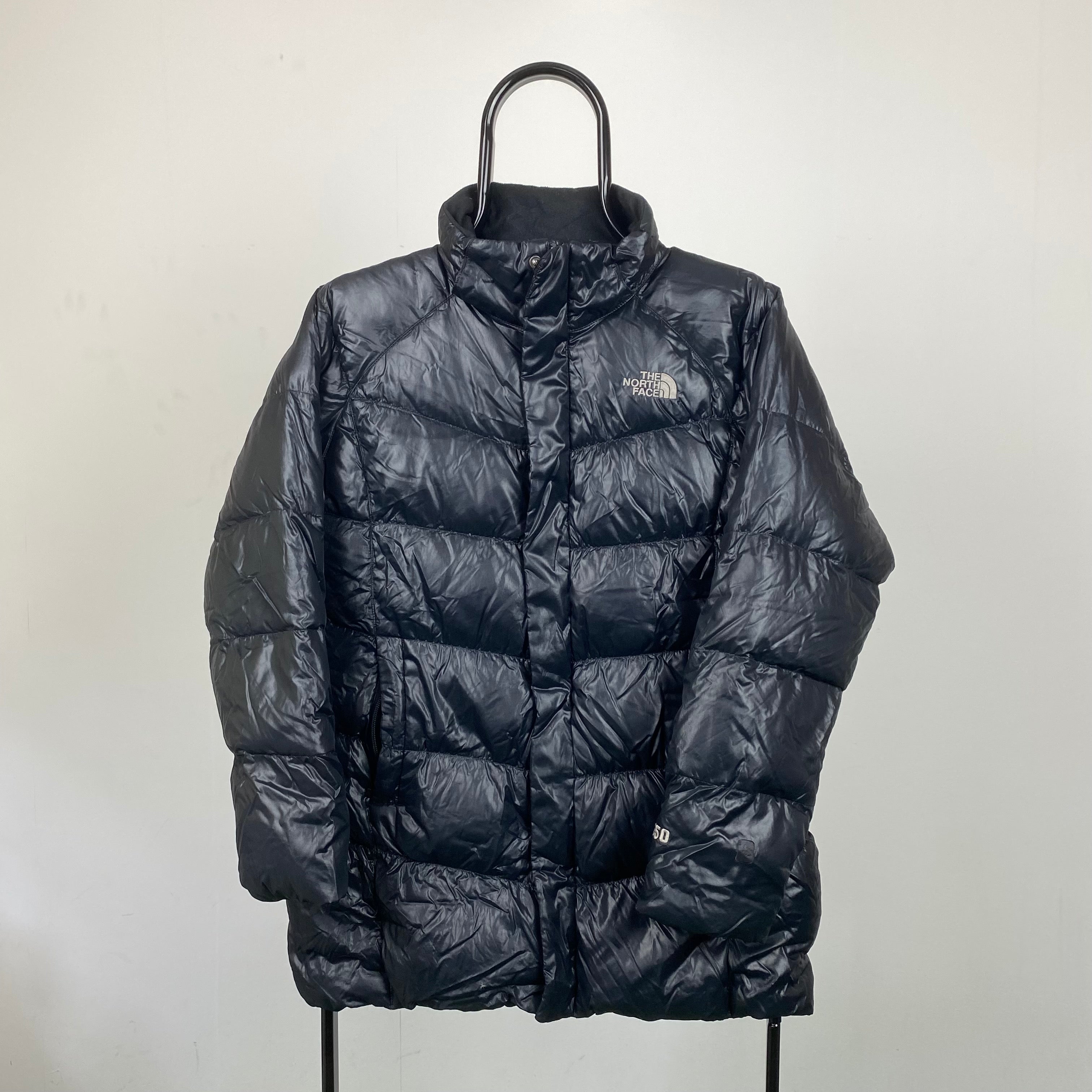 90s The North Face Puffer Jacket Black Medium