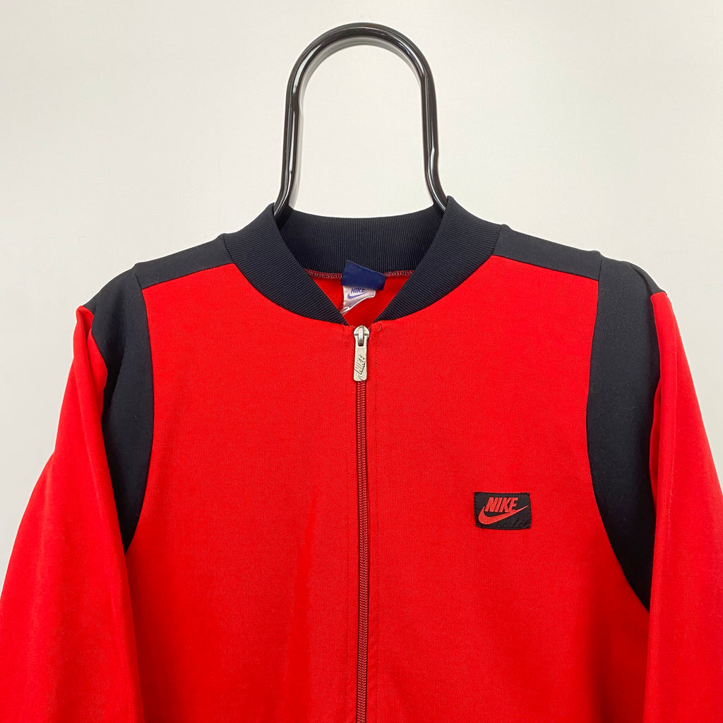 80s Nike Track Jacket Red XS