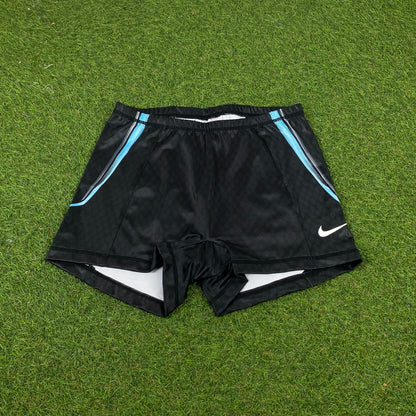 Vintage Nike Skinny Shorts Black XS