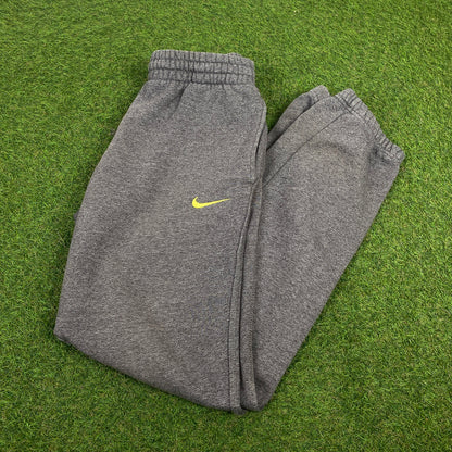 00s Nike Cotton Joggers Grey Small