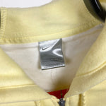 00s Nike Zip Hoodie Yellow Large