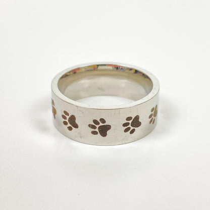 Vintage Paw Ring Silver