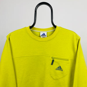 90s Adidas Sweatshirt Green Small