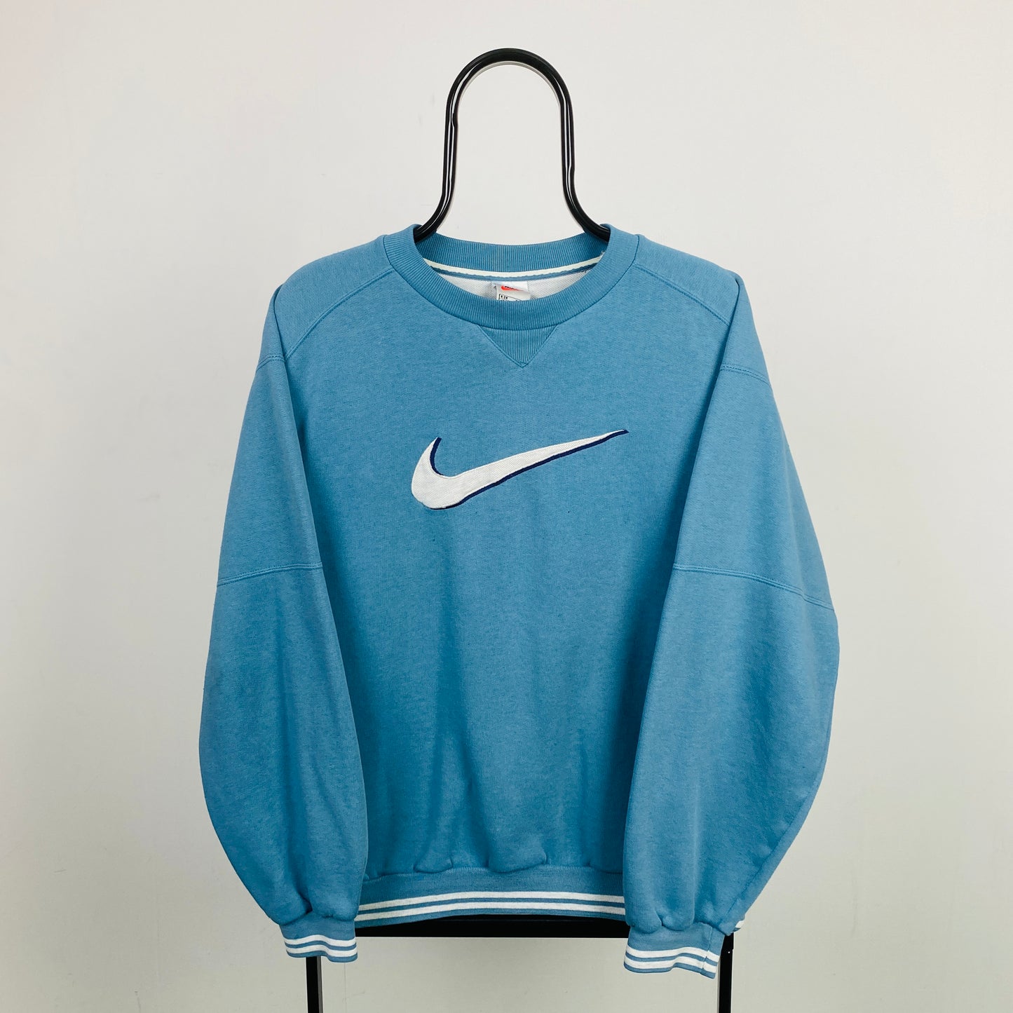 90s Nike Sweatshirt Blue Small