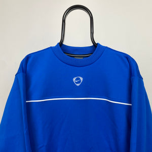 00s Nike Football Sweatshirt Blue Small