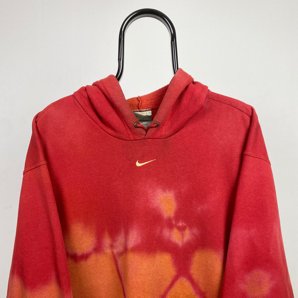 00s Nike Centre Swoosh Hoodie Red XL