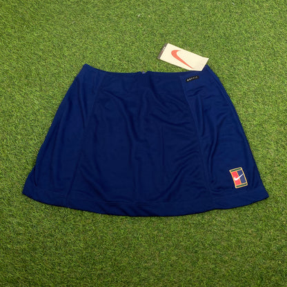 90s Nike Challenge Court Skirt Blue Medium