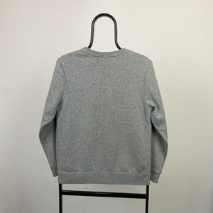 90s Nike Swoosh Sweatshirt Grey XS