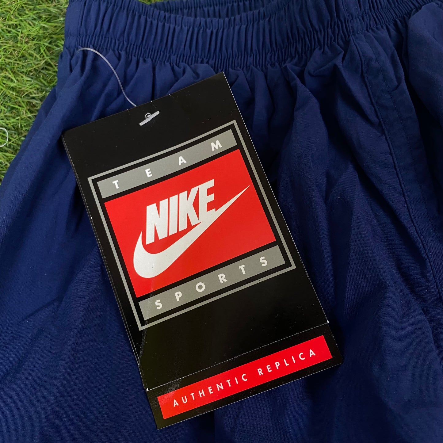 Vintage Nike Arsenal Football Shorts Blue XS
