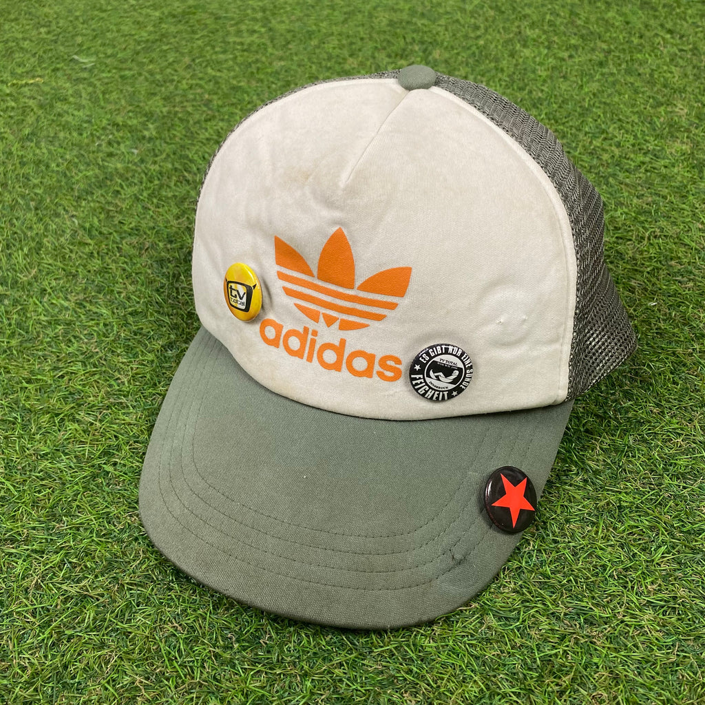 90s Adidas Trucker Hat Green