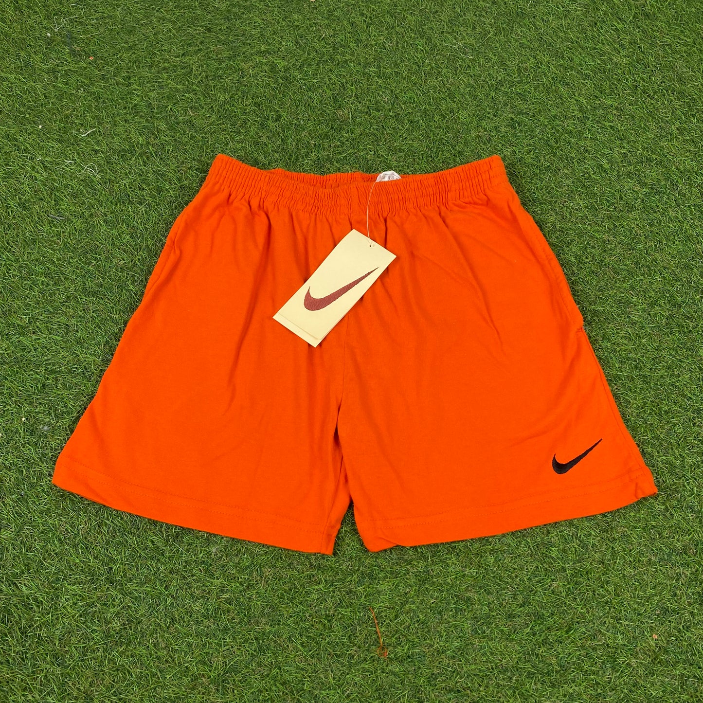 Vintage Nike Cotton Shorts Orange XXS