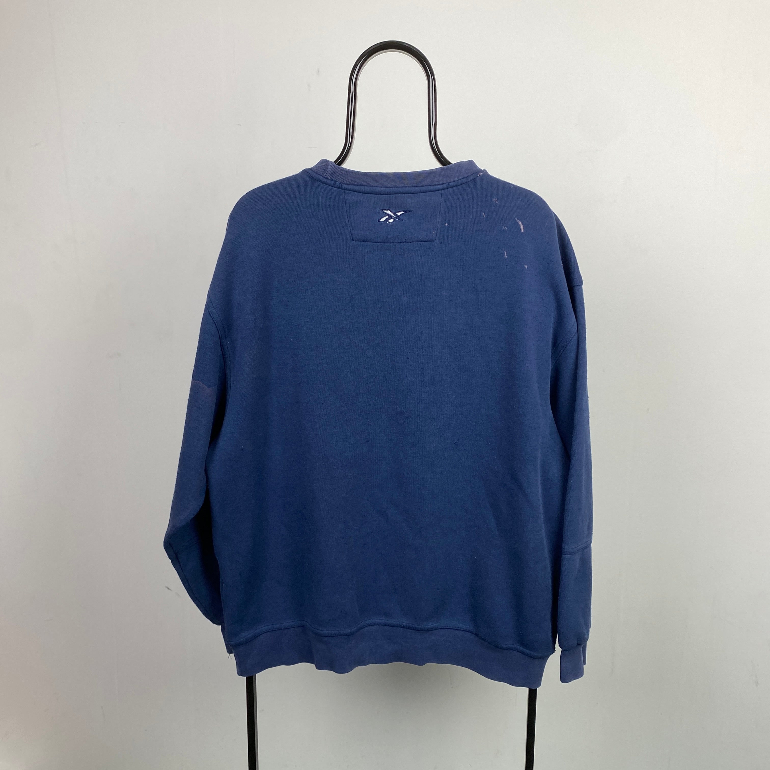Retro Reebok Sweatshirt Blue XL
