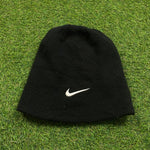 Vintage Nike Beanie Hat Black