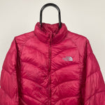 90s The North Face Puffer Jacket Pink XS