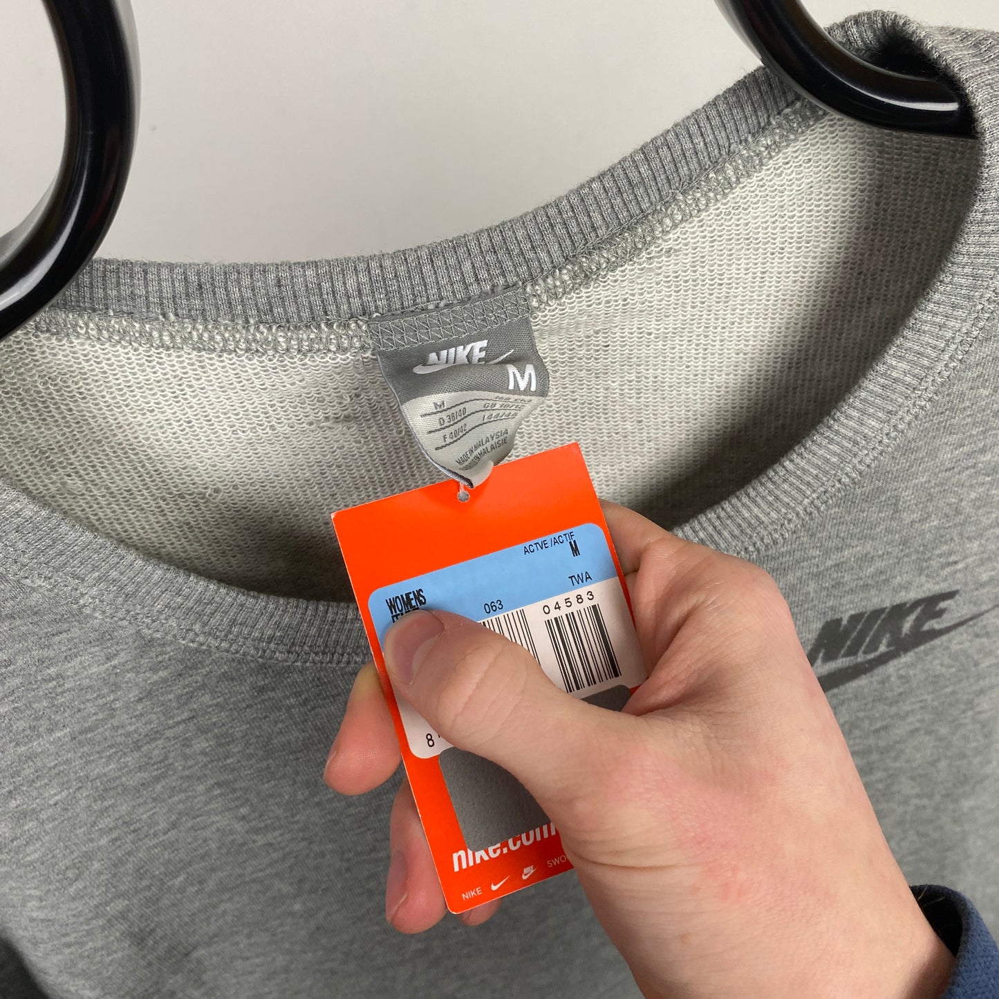 00s Nike Sweatshirt Grey Medium