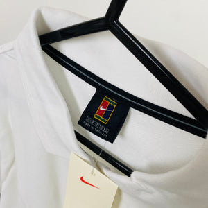 Vintage Nike Challenge Court Polo T-Shirt White XL/Large