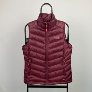 90s The North Face Puffer Gilet Jacket Red Large