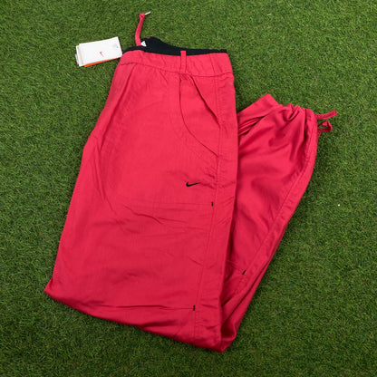 00s Nike Parachute Cargo Joggers Pink Red Medium