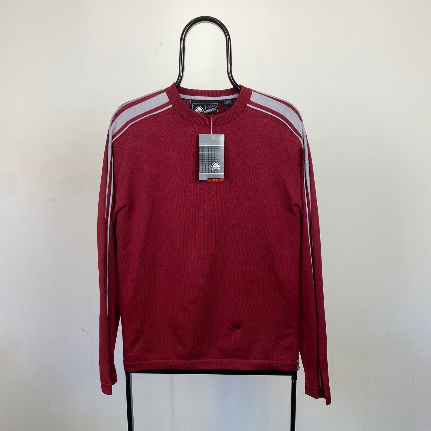 00s Nike ACG Thermal Sweatshirt Red Small