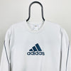 00s Adidas Sweatshirt White Large