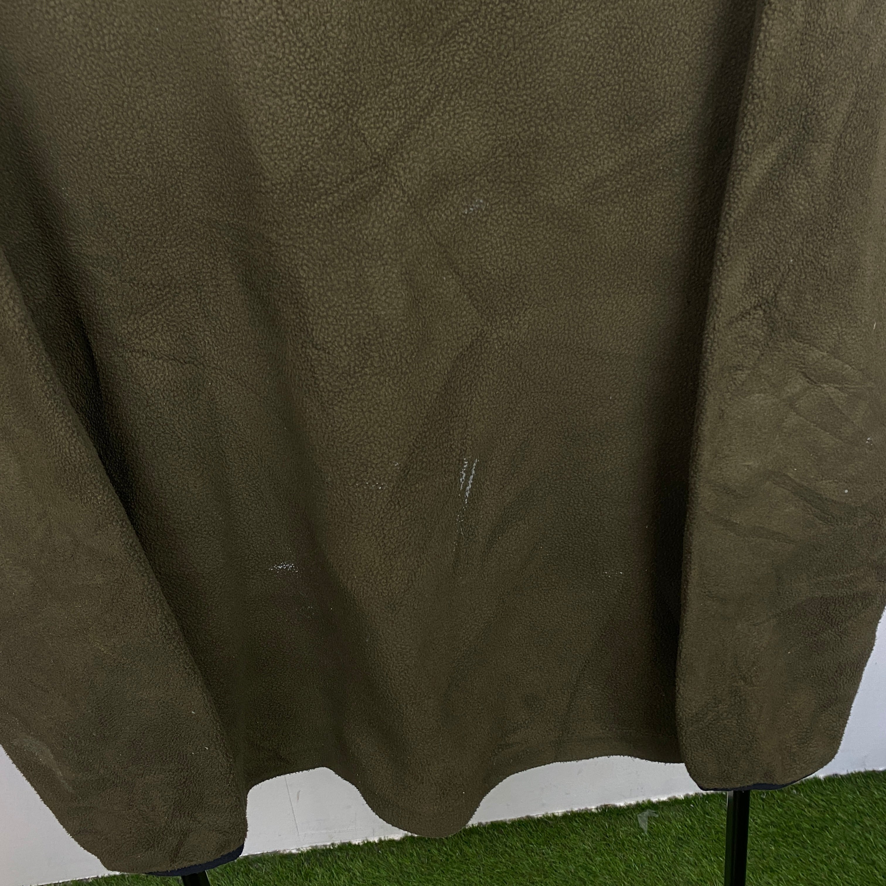00s Nike 1/4 Zip Fleece Sweatshirt Green Medium
