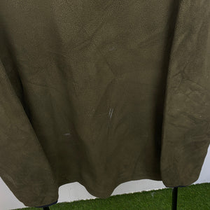 00s Nike 1/4 Zip Fleece Sweatshirt Green Medium
