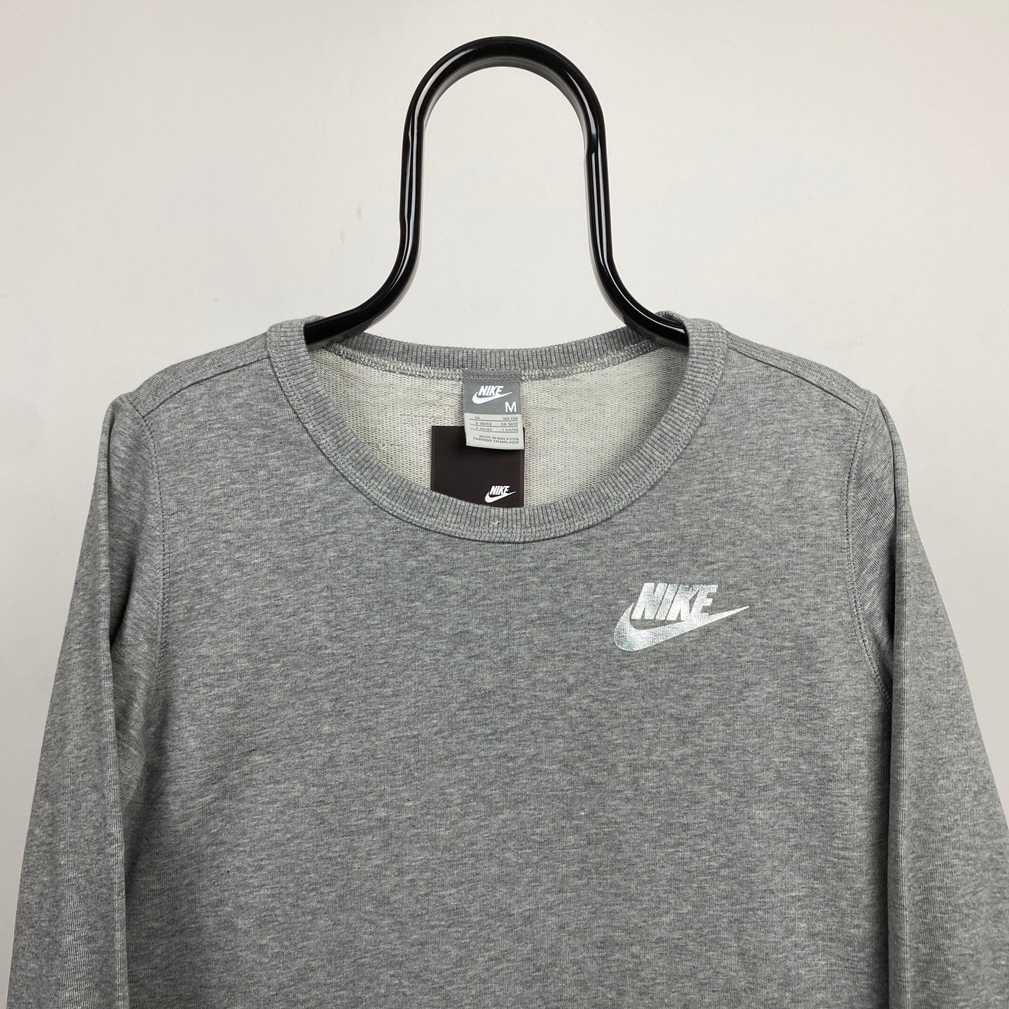 00s Nike Sweatshirt Grey Medium