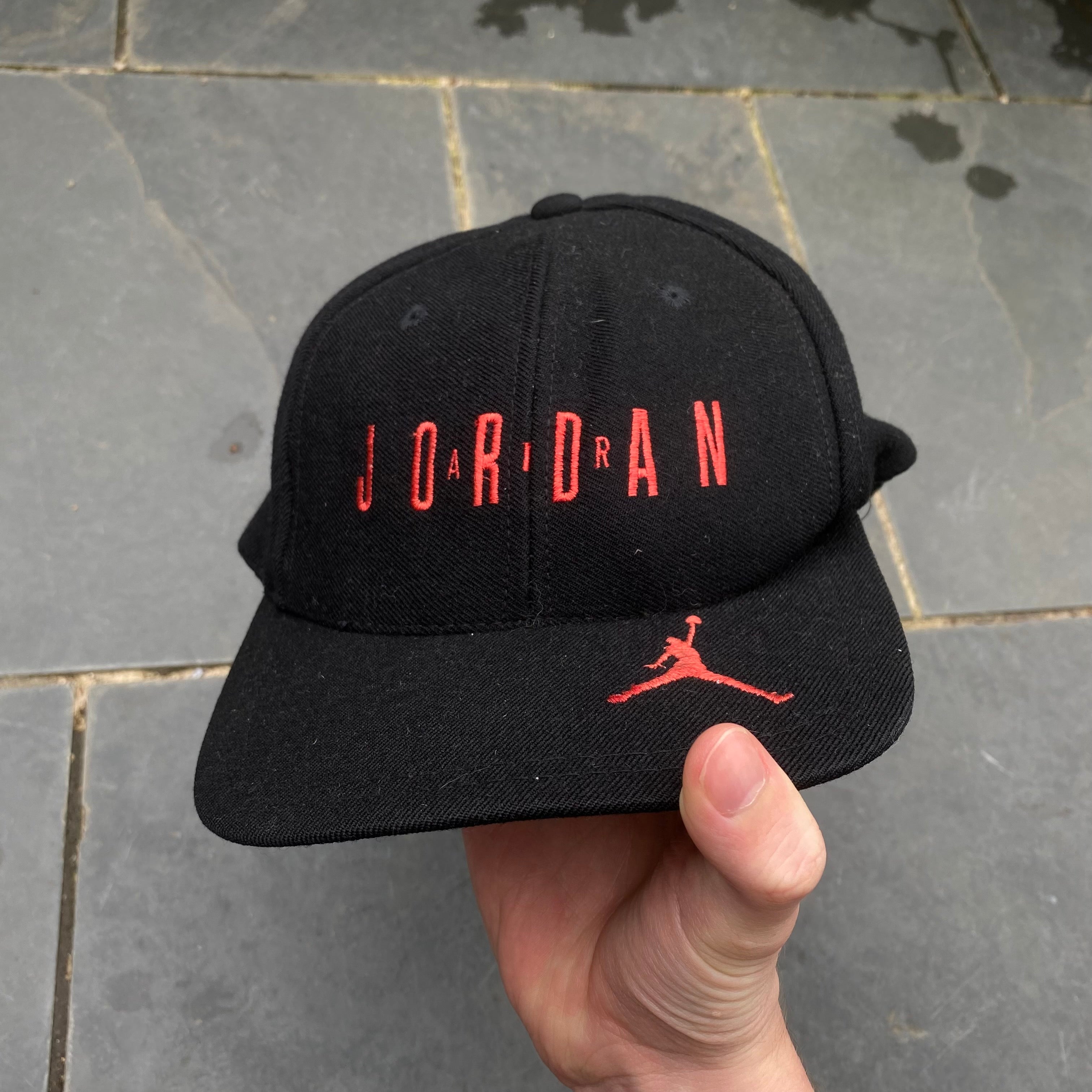 Vintage Nike Air Jordan Hat Black
