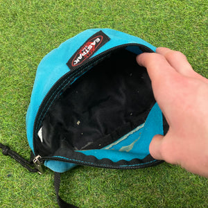Retro 90s Eastpak Waist Bag Blue