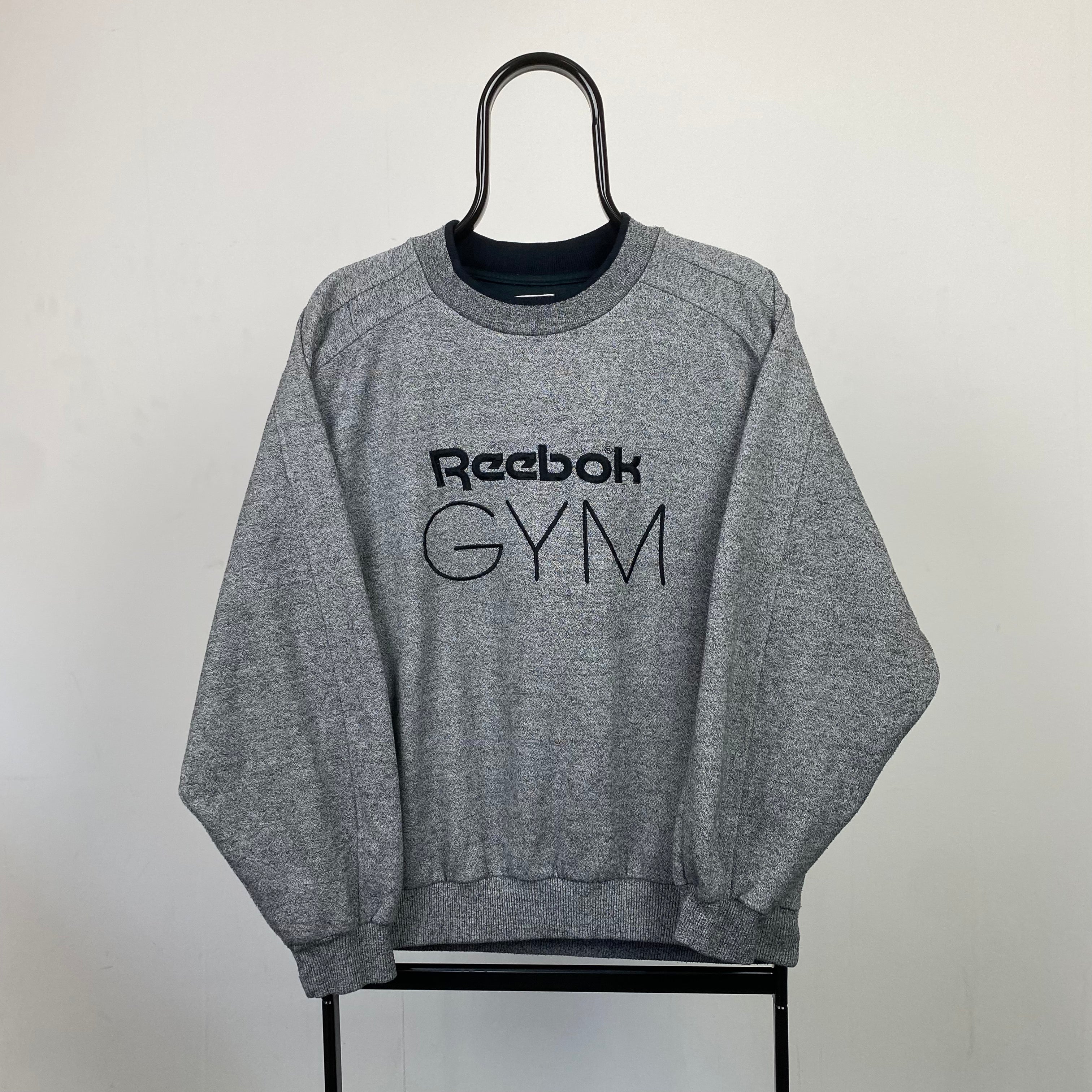 Reebok vintage sales sweatshirt silver
