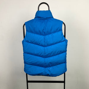 00s Nike Puffer Gilet Jacket Blue Small