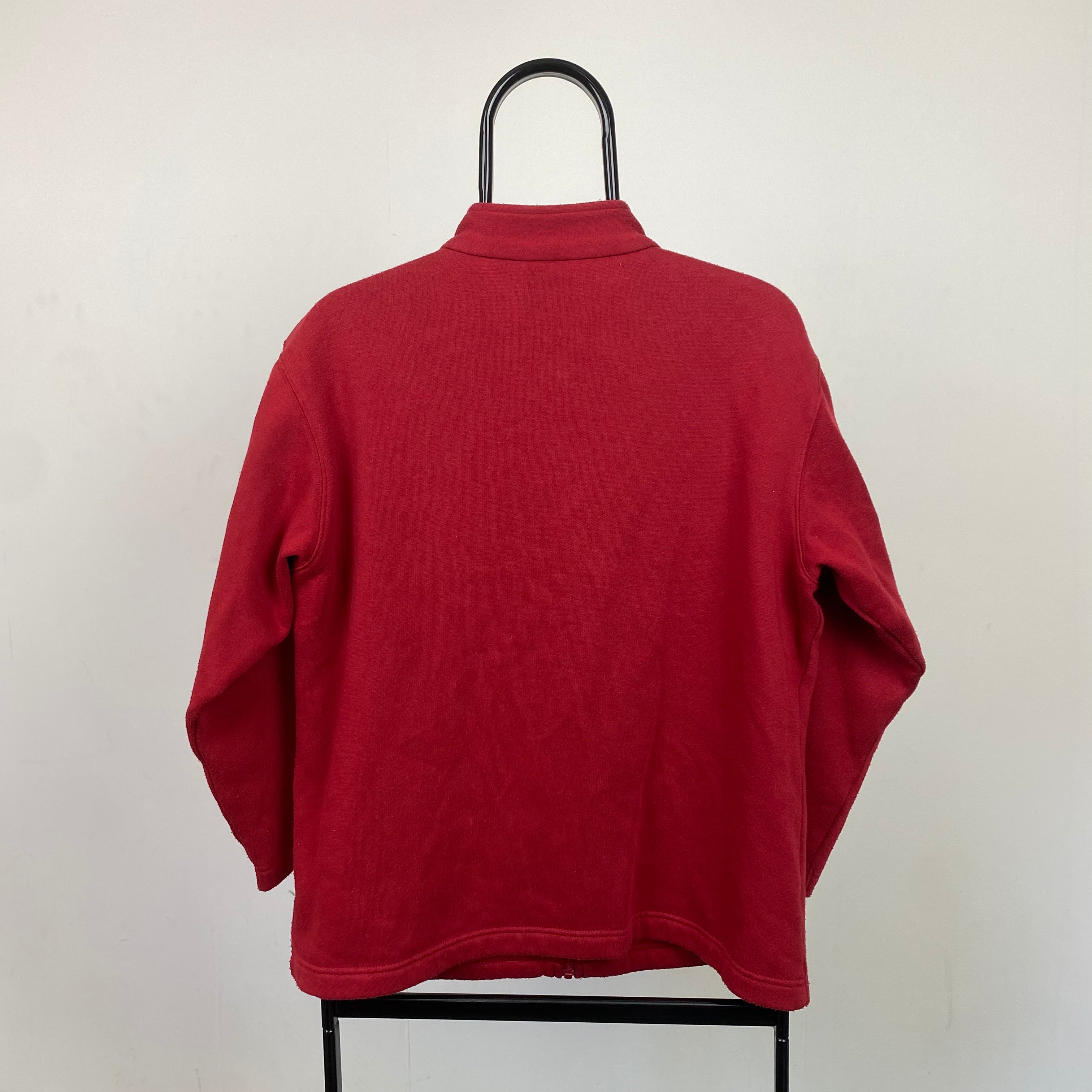 Retro Tulchan Badger Fleece Sweatshirt Red Small