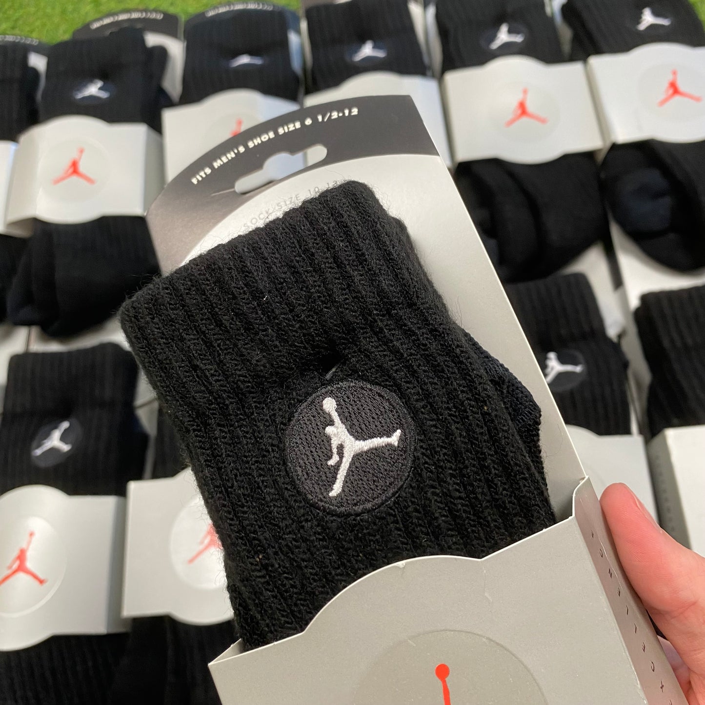 Vintage Nike Air Jordan Socks Black UK6 - 12