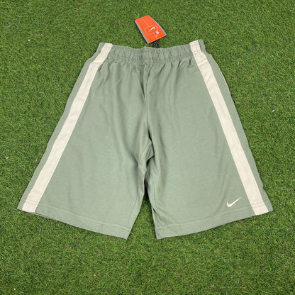 Vintage Nike Cotton Shorts Green XS