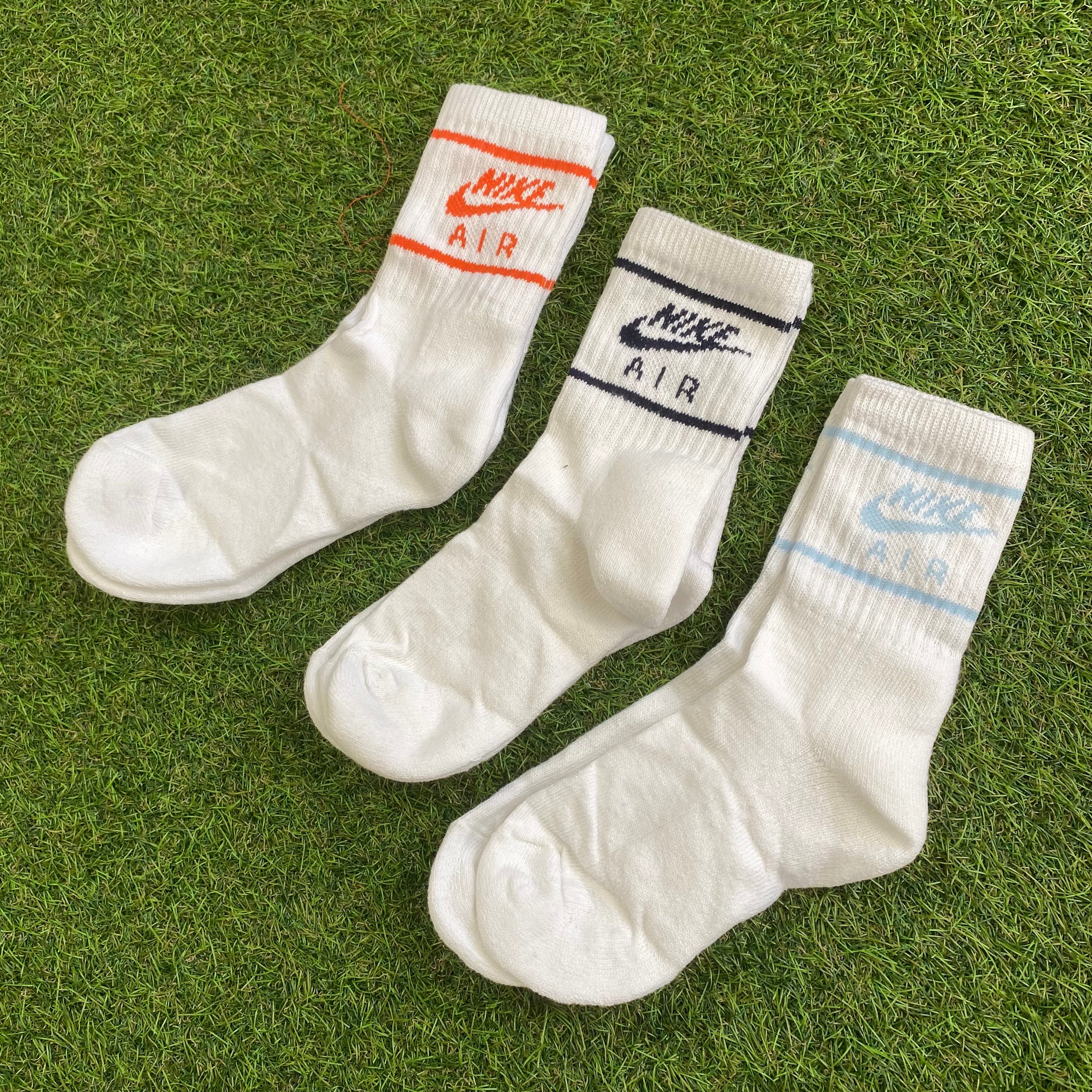 idioom Overzicht Vervorming Vintage Nike Air Socks 3 Pack White UK12-8 – Clout Closet