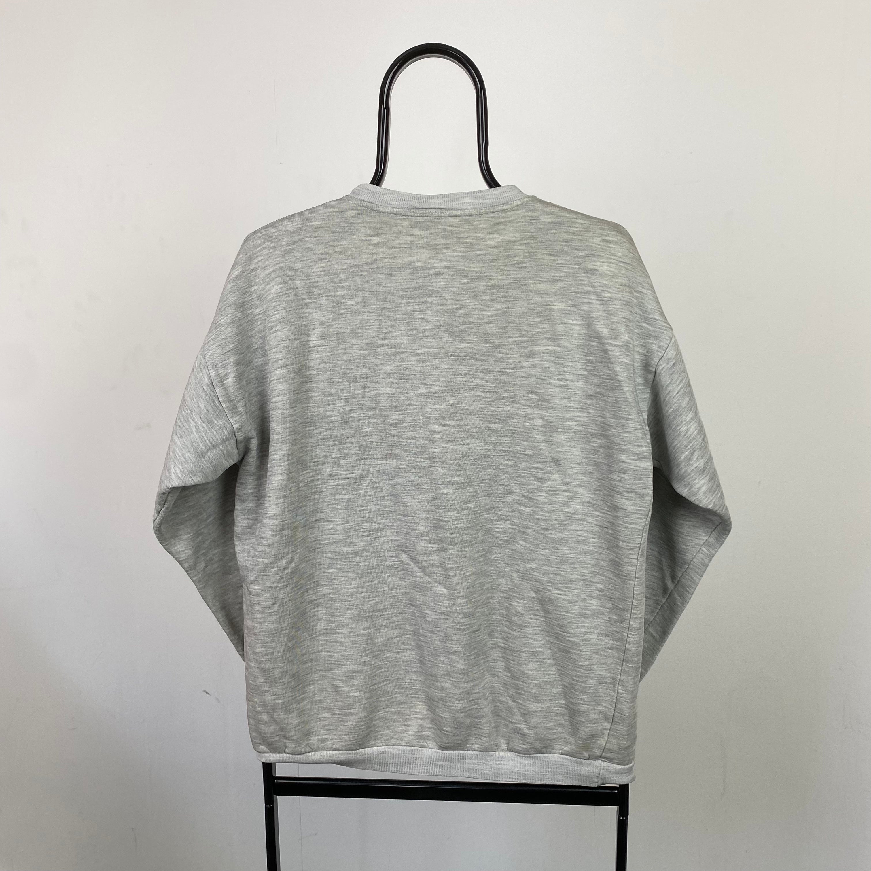 Vintage Ellesse Sweatshirt Grey Small