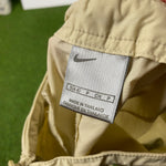 00s Nike Toggle Joggers Light Brown Small