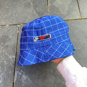 Vintage Nike Reversible Bucket Hat Blue