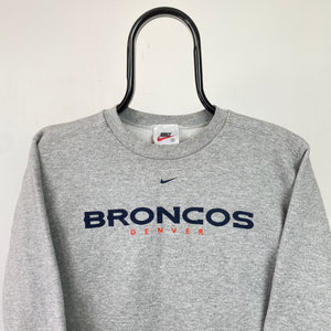 90s Nike Denver Broncos Sweatshirt Grey XS