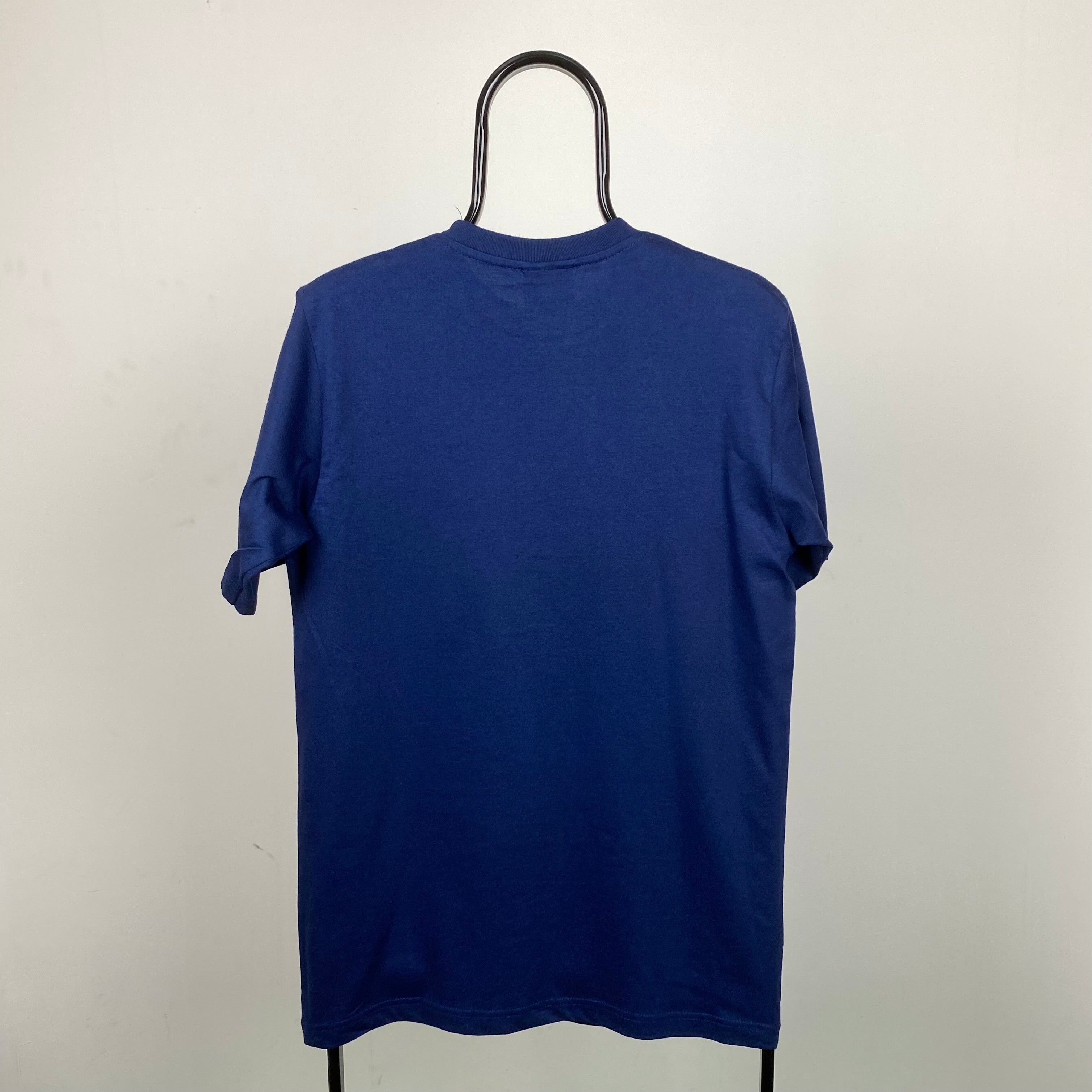 Vintage Nike Swoosh T-Shirt Blue Small