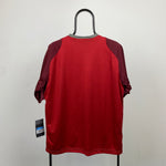 00s Nike ACG Reversible T-Shirt Green Red Medium