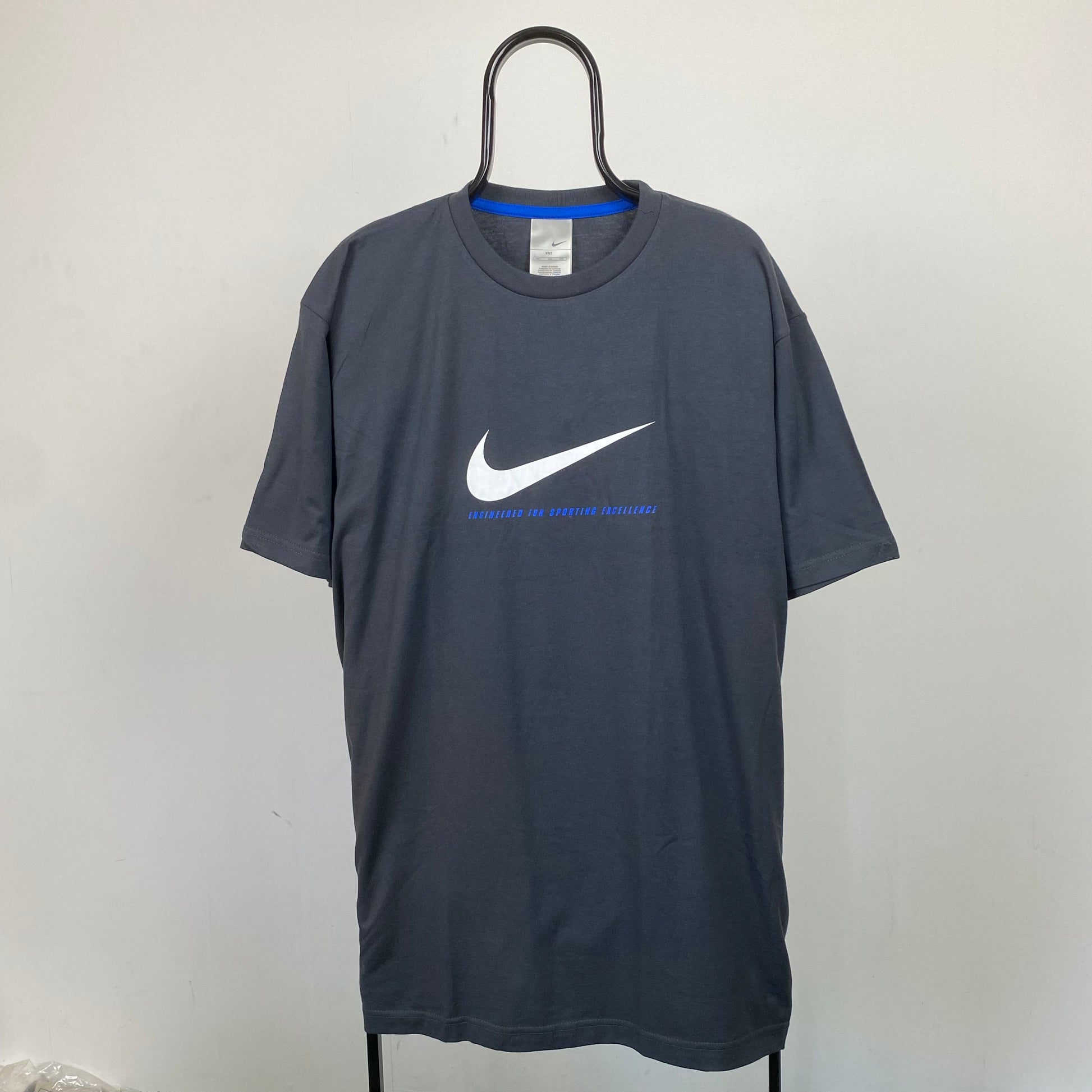 00s Nike Swoosh T Shirt Grey 3XLT Clout Closet