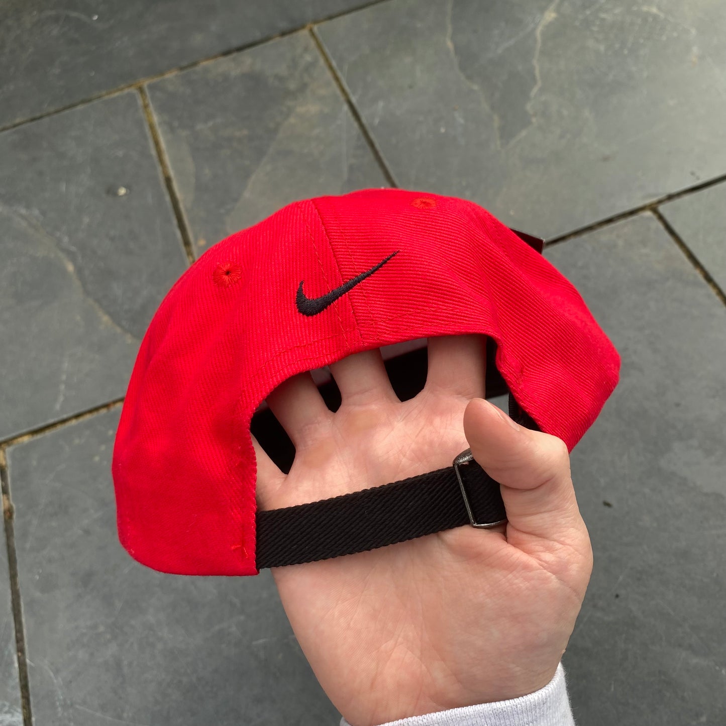 Vintage Nike FC Sion Hat Cap Red