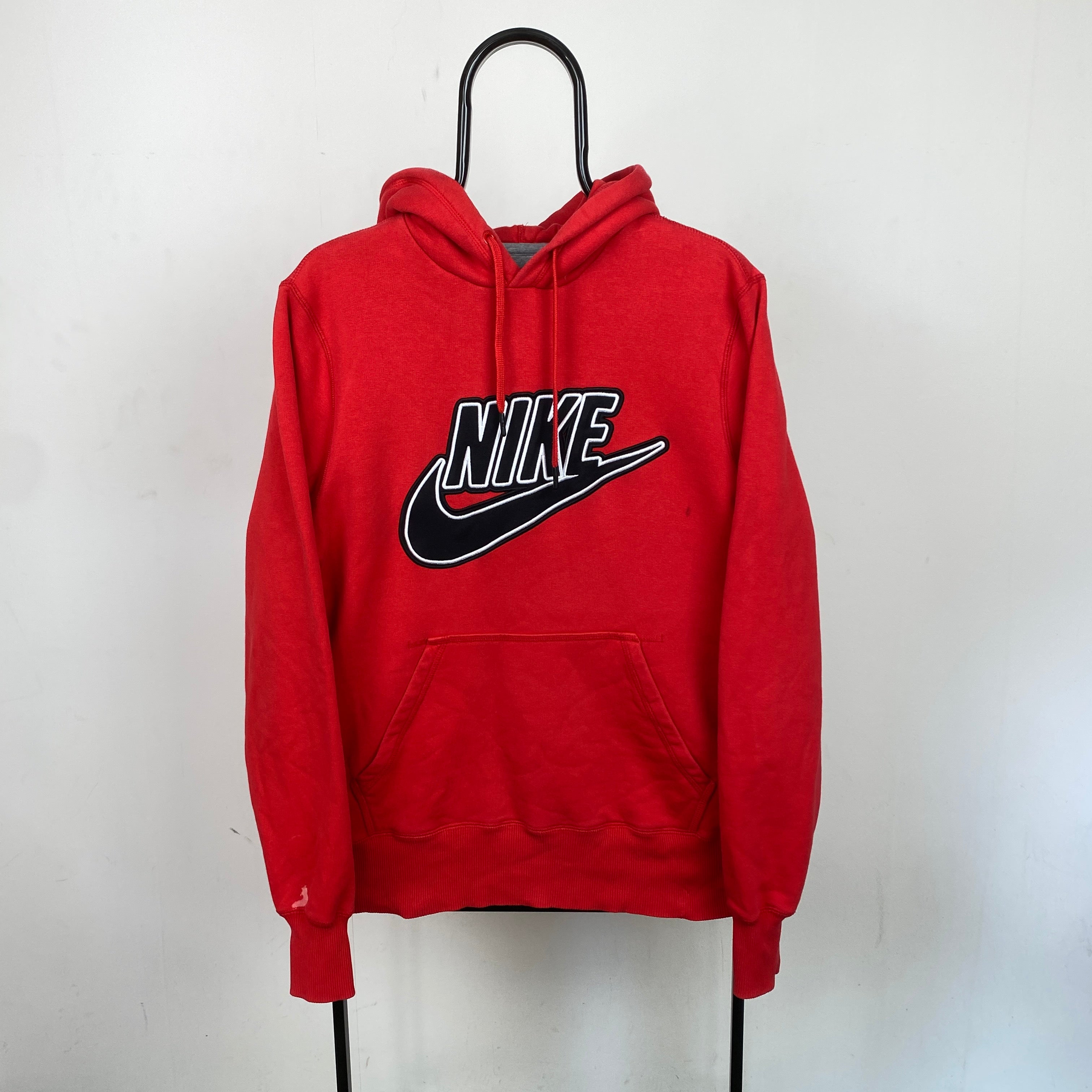 00s Nike Hoodie Red Small