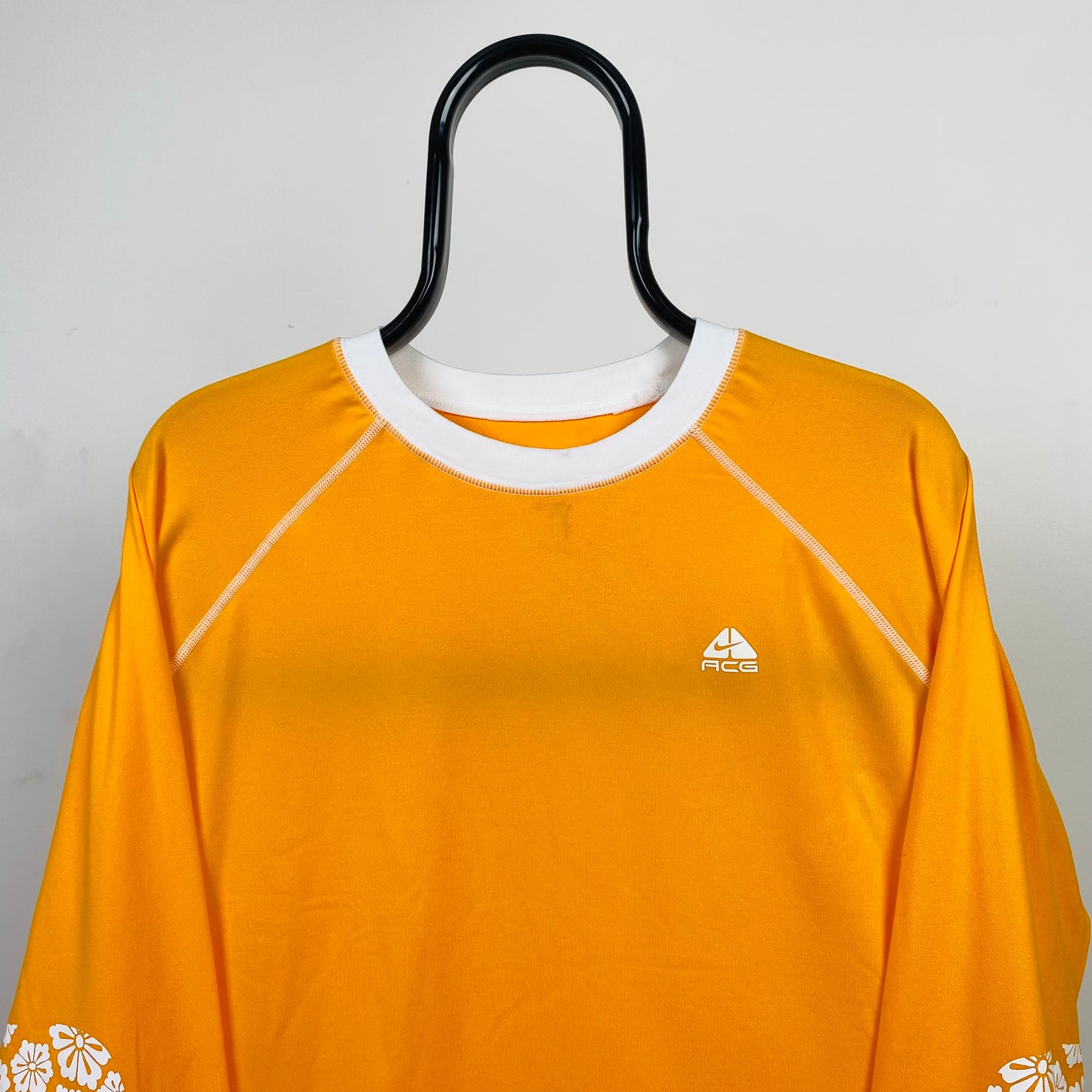 00s Nike ACG Long Sleeve T-Shirt Orange XL