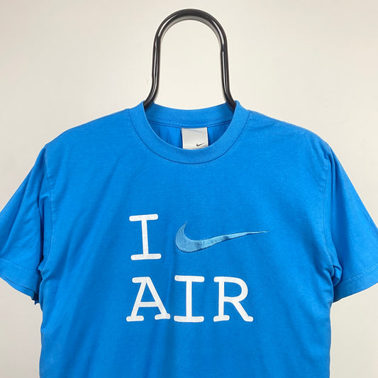 00s Nike Air T-Shirt Blue Large